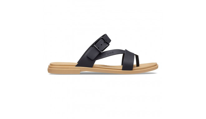 Klapki damskie Crocs Tulum Toe Post czarne 206108 00W 41-42