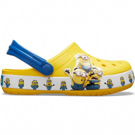 Chodaki dla dzieci Crocs FL Minions Multi Clg Kids żółte 205512 730 19-20