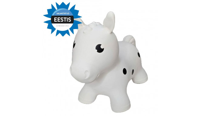 Gerardo's Toys Jumpy hüppeloom Hobune pakendis, valge