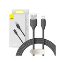 Baseus Jelly  cable USB to Lightning, 2,4A, 1,2m (black)