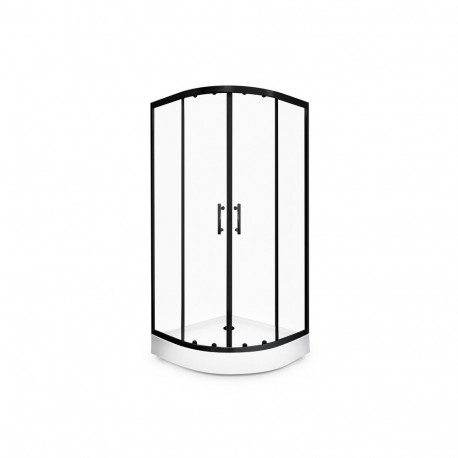 SHOWER ENCL QA098-80 KORFU must 2-osaline dušinurk
