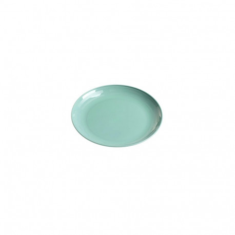 SHALLOW SMALL PLASTIC PLATE. GREEN