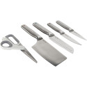 Joseph Joseph Elevate Fusion 5pc Knife&Sciss.Set w.Beechwood Blk.