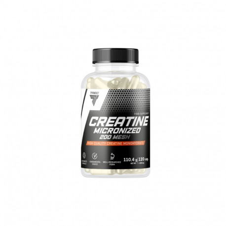 Kreatiin TREC CREATINE MICRONIZED 200 MESH. 120 kapslit