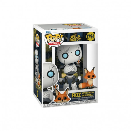 FUNKO POP! Vinyl Figure: Wild Robot - Roz w/ Brightbill & Fink