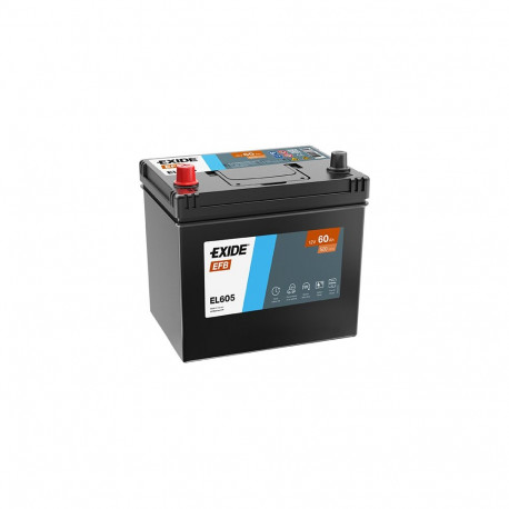 Exide EFB 60Ah 520A 230x173x222+-