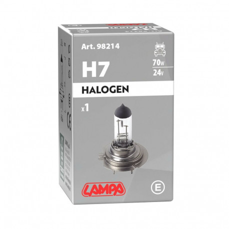 Pirn H7 24V 70W sokkel P*26D