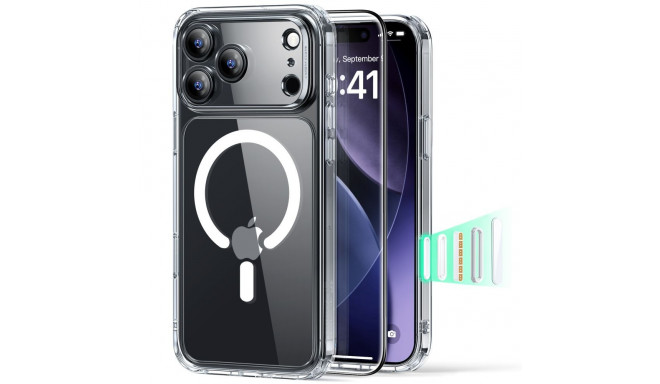 ESR Classic Hybrid MagSafe + Tempered Glass Set for iPhone 17 Pro - Clear