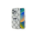 Karl Lagerfeld IML Choupette Head Electroplated iPhone 16 Pro Case - Clear