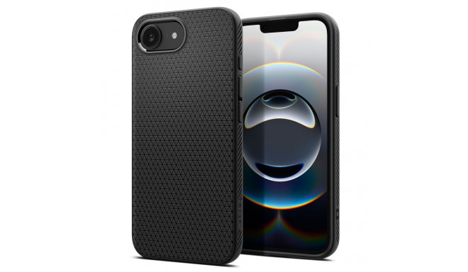 Spigen Liquid Air Case for iPhone 16e / 17e - Matte Black