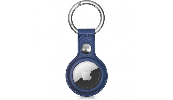 Apple AirTag PU Leather Case - Blue