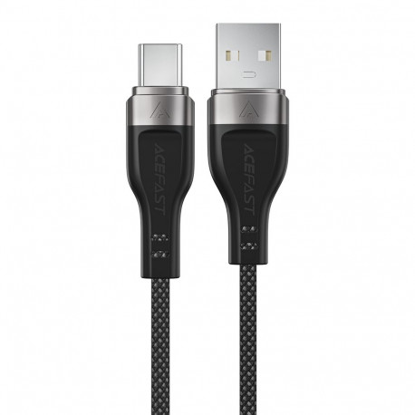 Acefast C11-04 USB-A - USB-C 3A Cable 1.2m Magnetic Braid - Black