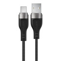 Acefast C11-04 USB-A - USB-C 3A Cable 1.2m Magnetic Braid - Black