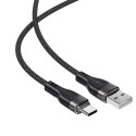 Acefast C11-04 USB-A - USB-C 3A Cable 1.2m Magnetic Braid - Black