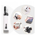 Multifunctional 7in1 cleaning set for headphones and keyboard - gray