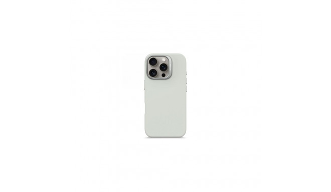 Decoded AntiMicrobial Silicone Backcover with MagSafe for iPhone 16 Pro - Gray
