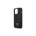 Guess GUHCP14LSLTGK iPhone 14 Pro 6.1" black/black hardcase Silicone Triangle