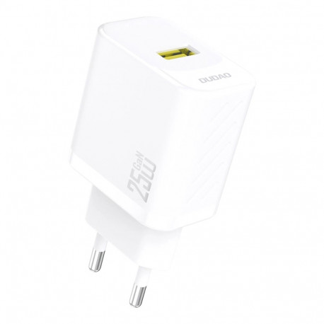 Dudao A27S 25W GaN USB-A Charger - White