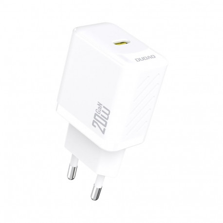 Dudao A26 PD20W GaN USB-C Charger - White