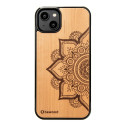 Bewood Mandala Apple Tree Wooden Case for iPhone 14 Plus - Light Brown