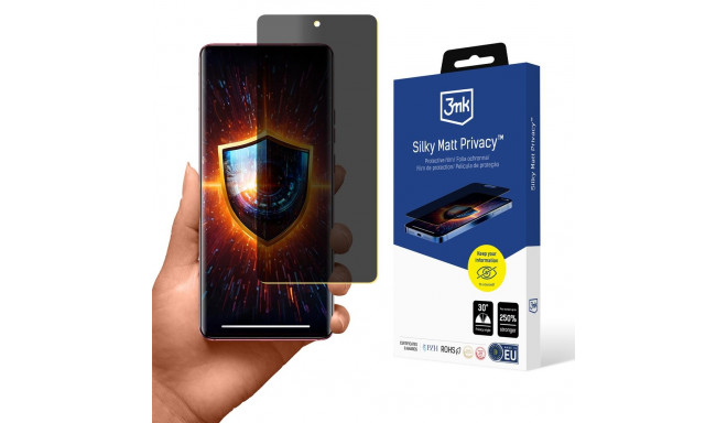 3mk Silky Matt Privacy™ Privacy Screen Protector for Motorola Edge 40