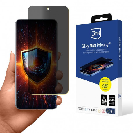 3mk Silky Matt Privacy Screen Protector for Realme 14 Pro+