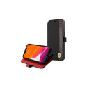 Ferrari FESAXFLBKP13SBK iPhone 13 mini 5.4" black/black book On Track Carbon Stripe
