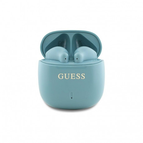 Guess Bluetooth headphones GUTWSJ14ESGQ TWS + docking station turquoise/turquoise Printed Classic Lo