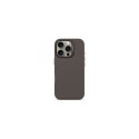Decoded AntiMicrobial Silicone Backcover with MagSafe for iPhone 16 Pro - Dark Brown