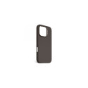 Decoded AntiMicrobial Silicone Backcover with MagSafe for iPhone 16 Pro - Dark Brown