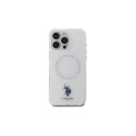 US Polo IML Ring MagSafe Case for iPhone 16 Pro Max - White
