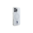 US Polo IML Ring MagSafe Case for iPhone 16 Pro Max - White