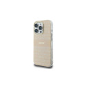 DKNY Repeat Texture Pattern With Stripe iPhone 16 Pro Max Case - Pink