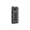 DKNY Checkered Pattern Magsafe iPhone 16 Pro Max Case - Black