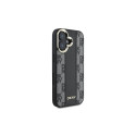 DKNY Checkered Pattern Magsafe iPhone 16 Case - Black