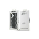 DKNY Checkered Pattern Magsafe iPhone 16 Plus Case - Black