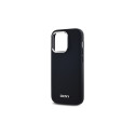 DKNY Plain Logo MagSafe iPhone 14 Pro Case - Black