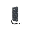 Karl Lagerfeld Zebra With Cord iPhone 16 Plus Case - Purple