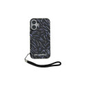 Karl Lagerfeld Zebra With Cord iPhone 16 Plus Case - Purple