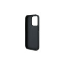 Karl Lagerfeld Diagonal Quilted Script case for iPhone 15 Pro - black