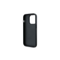 Karl Lagerfeld Diagonal Quilted Script case for iPhone 14 Pro - black