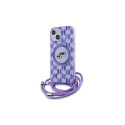 Karl Lagerfeld IML Crossbody Monogram Karl & Choupette Head MagSafe case for iPhone 15 / 14 / 13