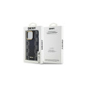 DKNY Leather Checkered Mono Pattern MagSafe Case for iPhone 13 Pro / 13 - Black