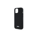 DKNY 3D Rubber Repeat Pattern case for iPhone 15/14/13 - black