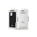 DKNY 3D Rubber Repeat Pattern case for iPhone 15/14/13 - black