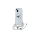 Karl Lagerfeld IML Choupette Head&Cord MagSafe case for iPhone 15 / 14 / 13 - transparent