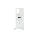 Karl Lagerfeld IML Choupette Head&Cord MagSafe case for iPhone 15 / 14 / 13 - transparent