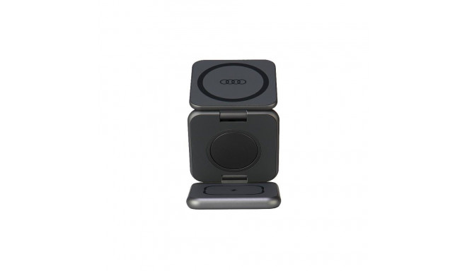 Audi Big Logo foldable inductive charger 3in1 0 - gray