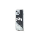 Etui DKNY Liquid Glitter Big Logo na iPhone 15 / 14 / 13 - czarne