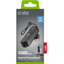 SBS power bank PD20 5000mAh, black